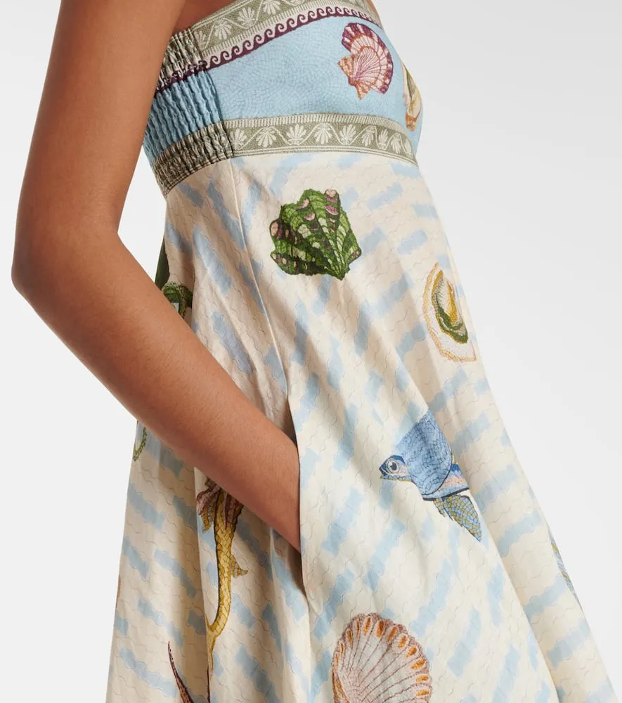 Al√É¬©mais Bath House linen maxi dress
