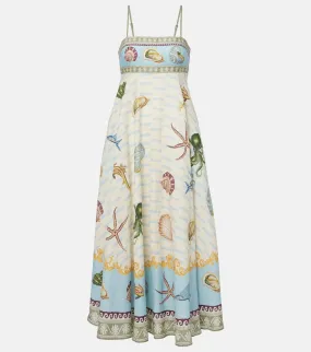 Al√É¬©mais Bath House linen maxi dress