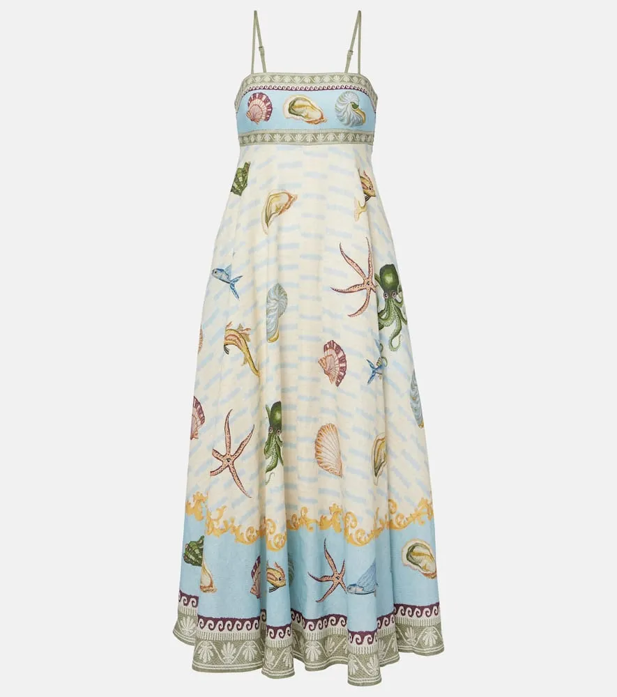 Al√É¬©mais Bath House linen maxi dress