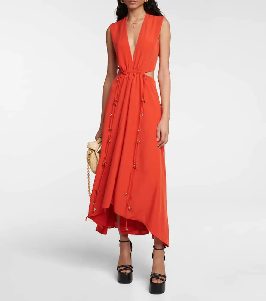 Altuzarra V-neck midi dress