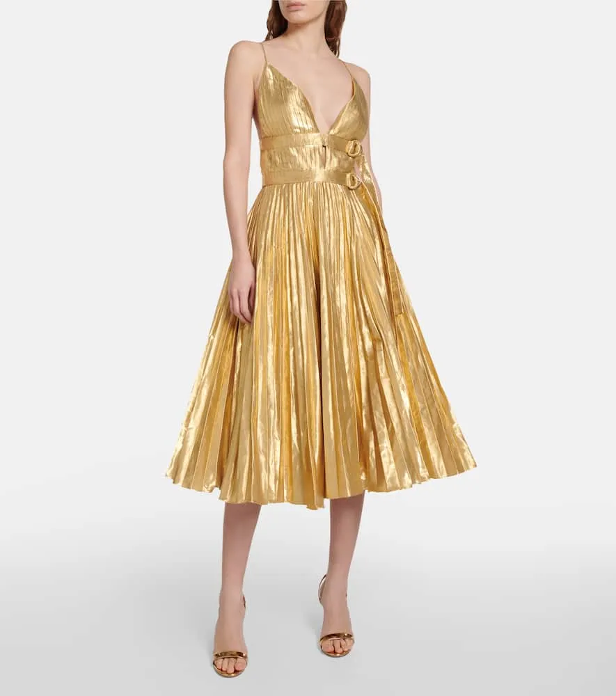 Altuzarra Winda pleated midi dress