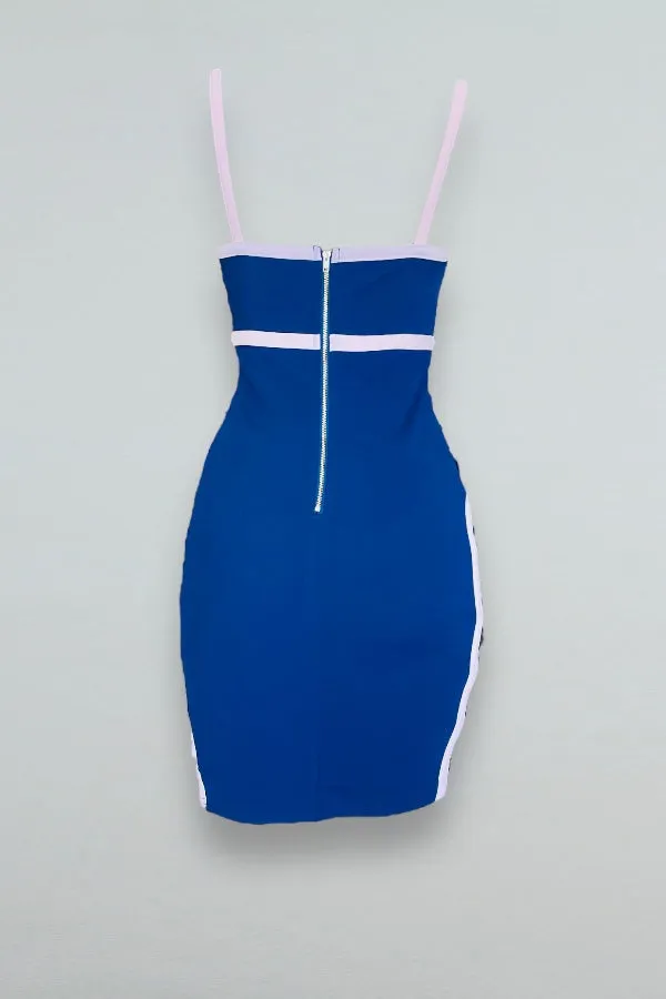 Bustier Side Mesh Dress