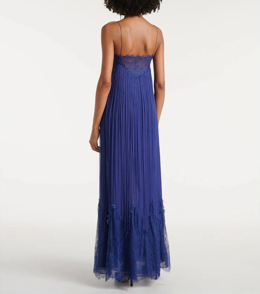 Costarellos Kenda embellished chiffon maxi dress