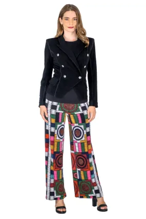 Double Breasted Peaked Lapel Short Jacket