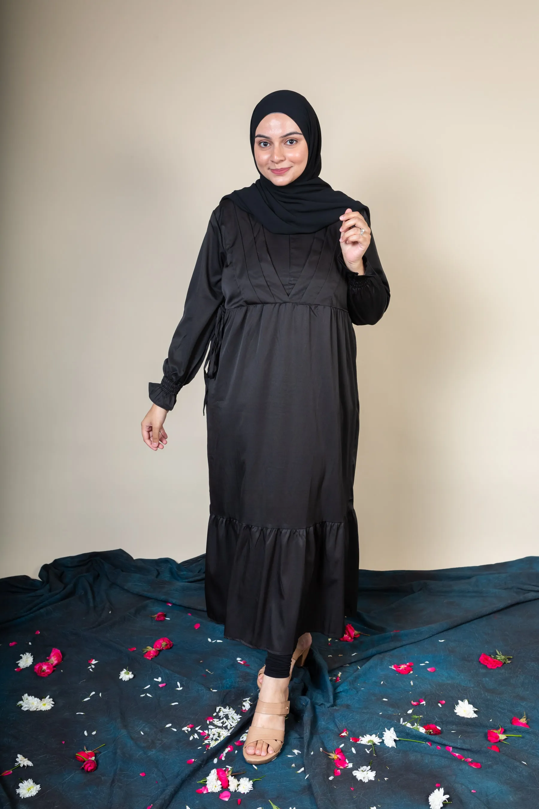 ELMIRA MAXI DRESS - BLACK