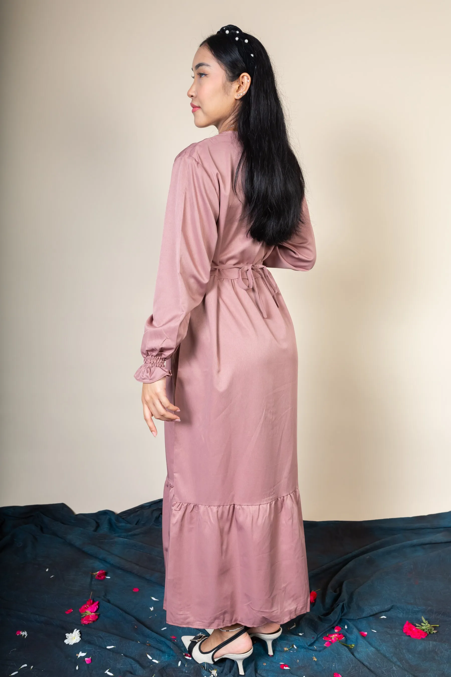 ELMIRA MAXI DRESS - BLUSH