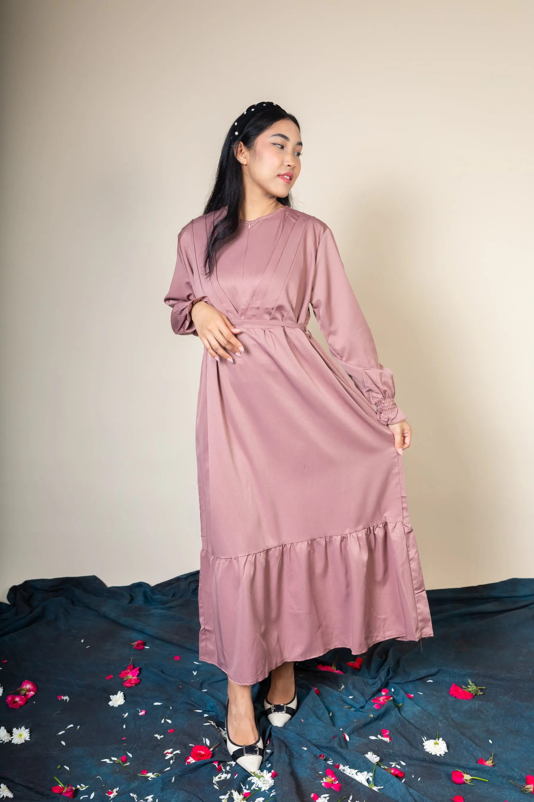 ELMIRA MAXI DRESS - BLUSH