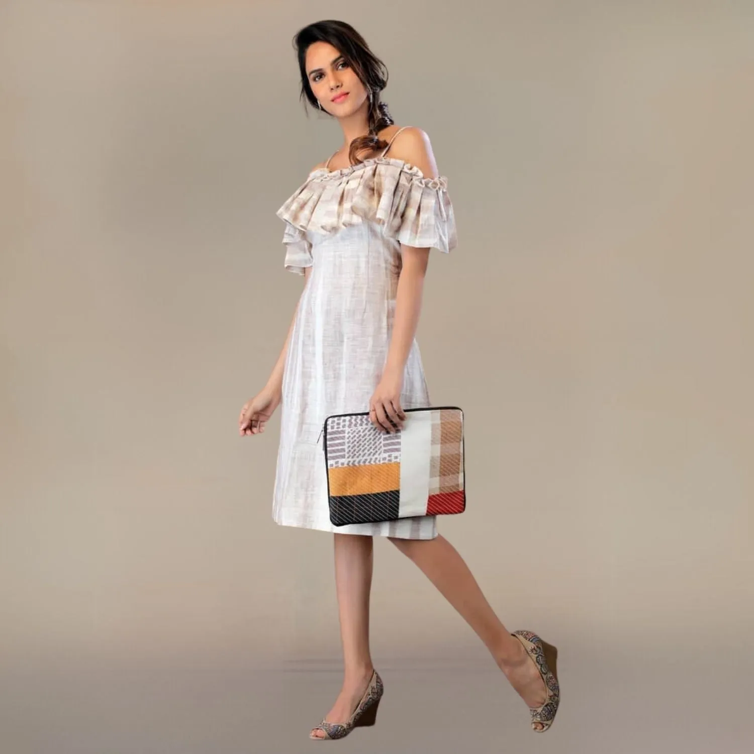 Emma Ivory Shift Dress | Stylish & Comfortable | For Daytime Glam