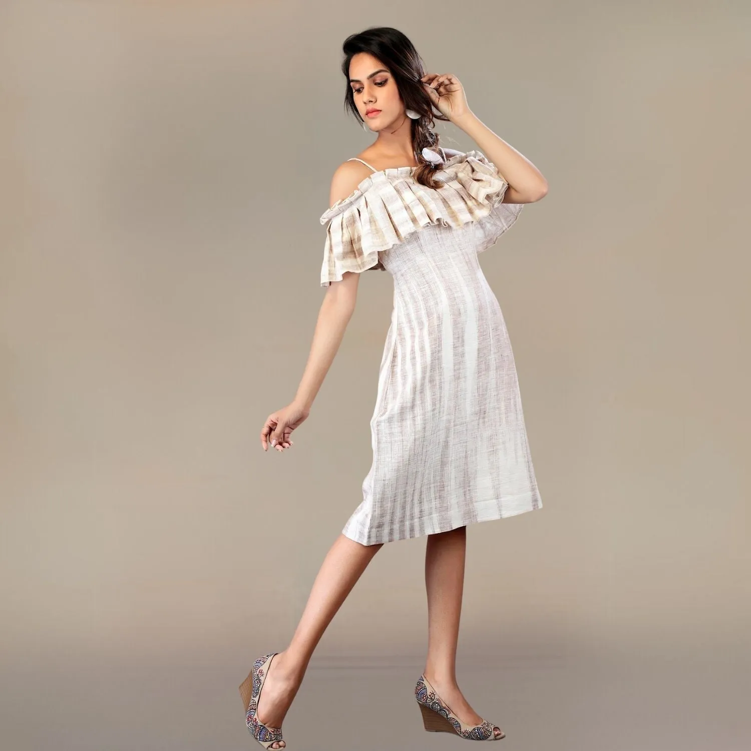 Emma Ivory Shift Dress | Stylish & Comfortable | For Daytime Glam