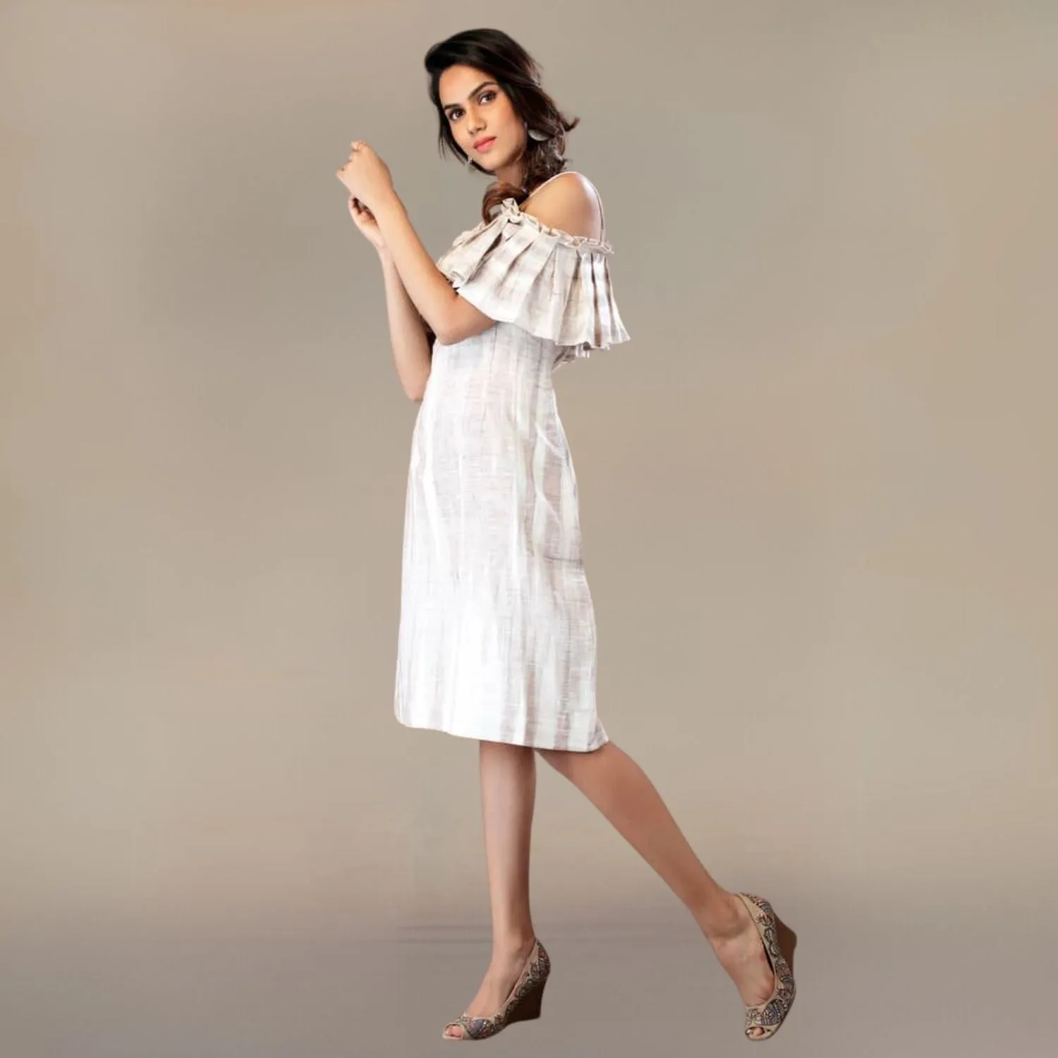 Emma Ivory Shift Dress | Stylish & Comfortable | For Daytime Glam