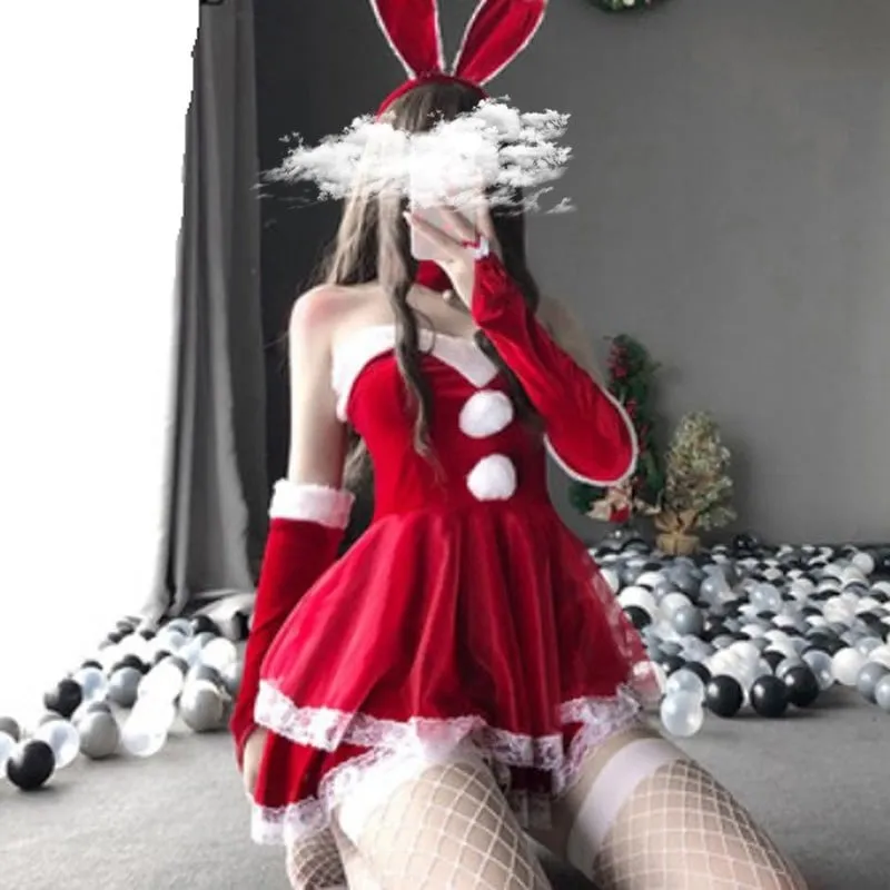 Kawaii Rabbit Cosplay Lace Dress
