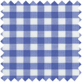 Made-to-Measure Shirt in Light Blue Medium Gingham Poplin