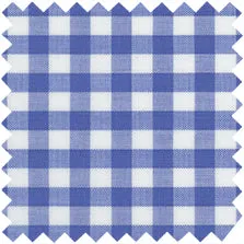 Made-to-Measure Shirt in Light Blue Medium Gingham Poplin