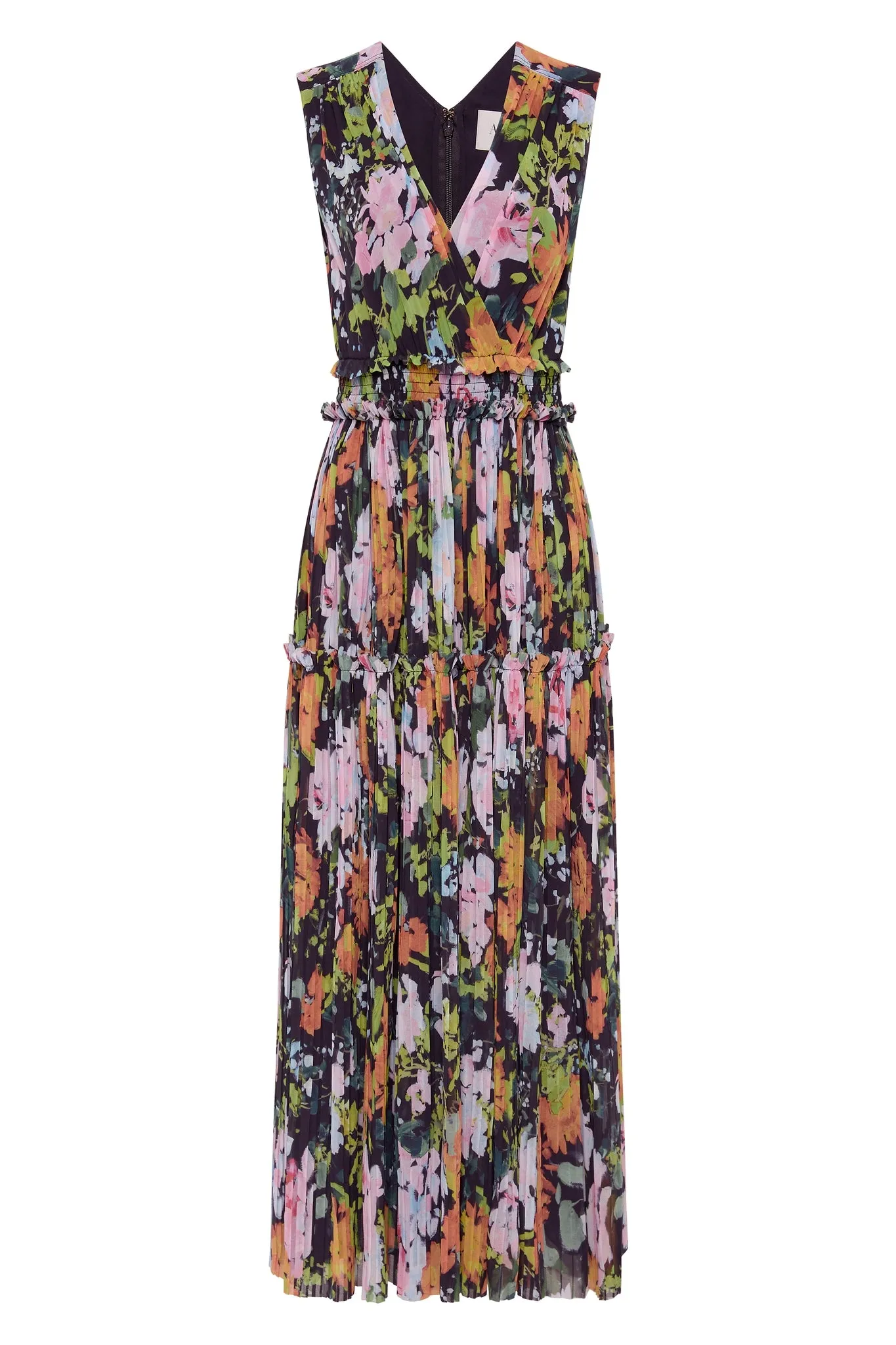 Marlowe Shirred Midi Dress
